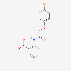 2-(4-bromophenoxy)-N-(4-methyl-2-nitrophenyl)acetamide