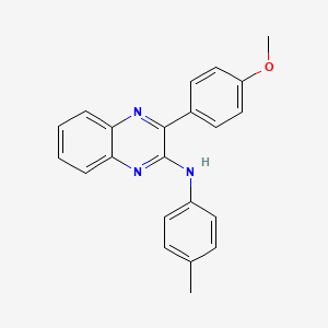 3-(4-methoxyphenyl)-N-(4-methylphenyl)quinoxalin-2-amine