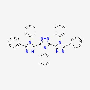 4,4',4'',5,5''-pentaphenyl-4H,4'H,4''H-3,3':5',3''-ter-1,2,4-triazole