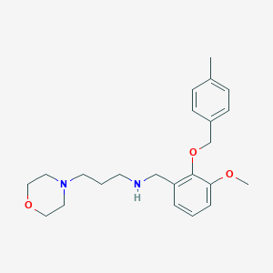 N-{3-methoxy-2-[(4-methylbenzyl)oxy]benzyl}-3-(morpholin-4-yl)propan-1-amine