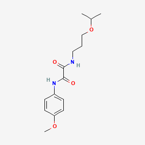 N-(3-isopropoxypropyl)-N'-(4-methoxyphenyl)ethanediamide