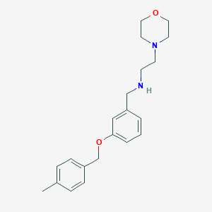 N-{3-[(4-methylbenzyl)oxy]benzyl}-2-(morpholin-4-yl)ethanamine