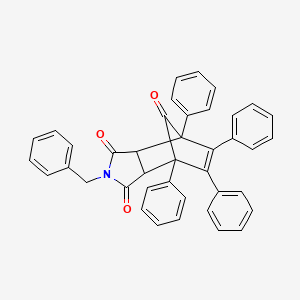 2-benzyl-4,5,6,7-tetraphenyl-3a,4,7,7a-tetrahydro-1H-4,7-methanoisoindole-1,3,8(2H)-trione