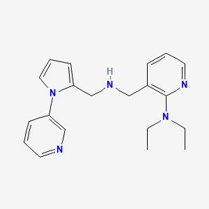 N,N-diethyl-3-[[(1-pyridin-3-ylpyrrol-2-yl)methylamino]methyl]pyridin-2-amine