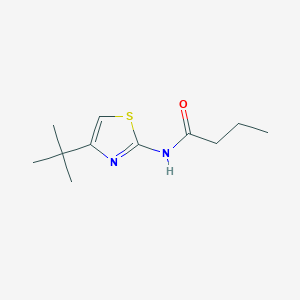 N-(4-tert-butyl-1,3-thiazol-2-yl)butanamide