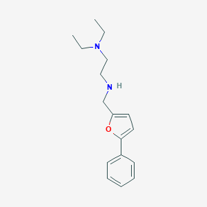 molecular formula C17H24N2O B504021 N,N-diethyl-N'-[(5-phenylfuran-2-yl)methyl]ethane-1,2-diamine 