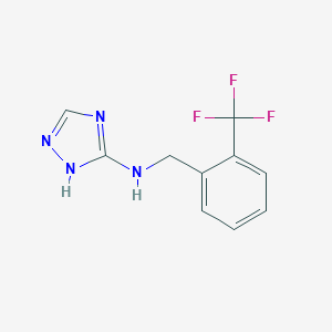 N-[2-(trifluoromethyl)benzyl]-1H-1,2,4-triazol-3-amine