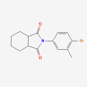 molecular formula C15H16BrNO2 B5040281 2-(4-bromo-3-methylphenyl)hexahydro-1H-isoindole-1,3(2H)-dione 