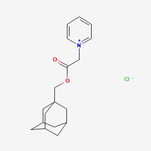 1-Adamantylmethyl 2-pyridin-1-ium-1-ylacetate;chloride