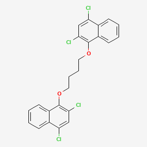 2,4-Dichloro-1-[4-(2,4-dichloronaphthalen-1-yl)oxybutoxy]naphthalene