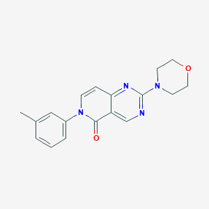 6-(3-METHYLPHENYL)-2-(MORPHOLIN-4-YL)-5H,6H-PYRIDO[4,3-D]PYRIMIDIN-5-ONE