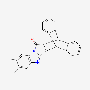 7,8-Dimethyl-4,11-diazaheptacyclo[12.6.6.02,13.03,11.05,10.015,20.021,26]hexacosa-3,5(10),6,8,15,17,19,21,23,25-decaen-12-one