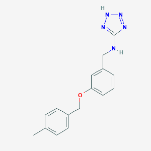 N-{3-[(4-methylbenzyl)oxy]benzyl}-2H-tetrazol-5-amine