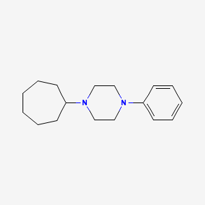 1-cycloheptyl-4-phenylpiperazine