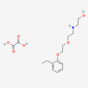 2-[2-[2-(2-Ethylphenoxy)ethoxy]ethylamino]ethanol;oxalic acid