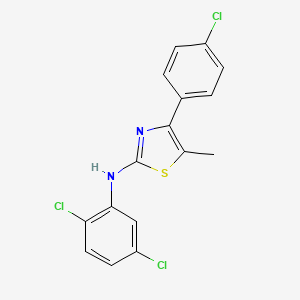 4-(4-chlorophenyl)-N-(2,5-dichlorophenyl)-5-methyl-1,3-thiazol-2-amine