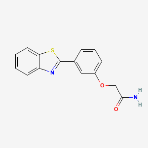 2-[3-(1,3-benzothiazol-2-yl)phenoxy]acetamide