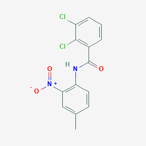 molecular formula C14H10Cl2N2O3 B5040425 2,3-dichloro-N-(4-methyl-2-nitrophenyl)benzamide 