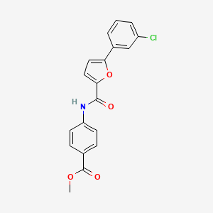 methyl 4-{[5-(3-chlorophenyl)-2-furoyl]amino}benzoate