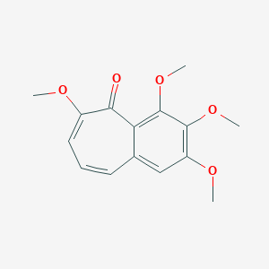 molecular formula C15H16O5 B5040457 2,3,4,6-Tetramethoxybenzo[7]annulen-5-one CAS No. 6273-57-0