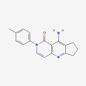 9-amino-2-(4-methylphenyl)-7,8-dihydro-6H-cyclopenta[b][1,6]naphthyridin-1-one