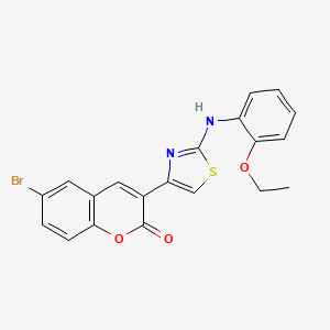 6-bromo-3-{2-[(2-ethoxyphenyl)amino]-1,3-thiazol-4-yl}-2H-chromen-2-one