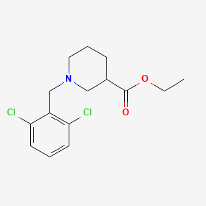 molecular formula C15H19Cl2NO2 B5040653 ethyl 1-(2,6-dichlorobenzyl)-3-piperidinecarboxylate 