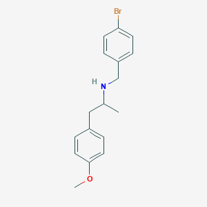 N-[(4-bromophenyl)methyl]-1-(4-methoxyphenyl)propan-2-amine