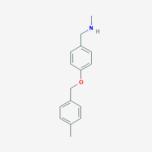 N-methyl-N-{4-[(4-methylbenzyl)oxy]benzyl}amine