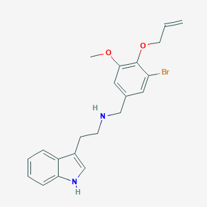 N-[4-(allyloxy)-3-bromo-5-methoxybenzyl]-N-[2-(1H-indol-3-yl)ethyl]amine