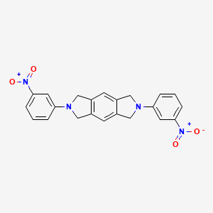 2,6-bis(3-nitrophenyl)-1,2,3,5,6,7-hexahydropyrrolo[3,4-f]isoindole