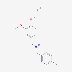 N-[4-(allyloxy)-3-methoxybenzyl]-N-(4-methylbenzyl)amine