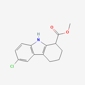 molecular formula C14H14ClNO2 B5040850 methyl 6-chloro-2,3,4,9-tetrahydro-1H-carbazole-1-carboxylate 