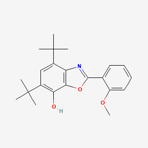 4,6-di-tert-butyl-2-(2-methoxyphenyl)-1,3-benzoxazol-7-ol