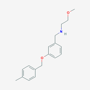 N-(2-methoxyethyl)-N-{3-[(4-methylbenzyl)oxy]benzyl}amine