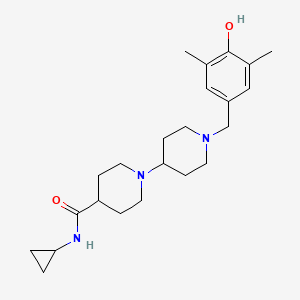 N-cyclopropyl-1'-(4-hydroxy-3,5-dimethylbenzyl)-1,4'-bipiperidine-4-carboxamide