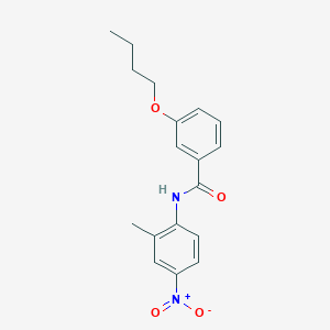 molecular formula C18H20N2O4 B5040882 3-butoxy-N-(2-methyl-4-nitrophenyl)benzamide 