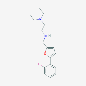N,N-diethyl-N'-{[5-(2-fluorophenyl)furan-2-yl]methyl}ethane-1,2-diamine