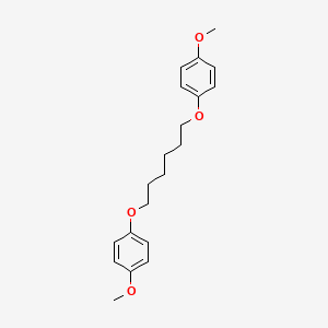 molecular formula C20H26O4 B5040946 1-Methoxy-4-[6-(4-methoxyphenoxy)hexoxy]benzene 