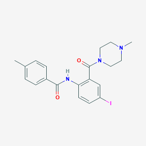 N-{4-iodo-2-[(4-methyl-1-piperazinyl)carbonyl]phenyl}-4-methylbenzamide