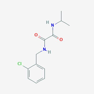 N'-[(2-CHLOROPHENYL)METHYL]-N-(PROPAN-2-YL)ETHANEDIAMIDE