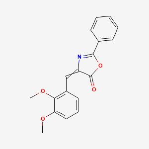 4-(2,3-dimethoxybenzylidene)-2-phenyl-1,3-oxazol-5(4H)-one