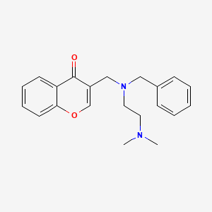 3-({benzyl[2-(dimethylamino)ethyl]amino}methyl)-4H-chromen-4-one