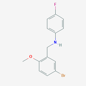 N-(5-bromo-2-methoxybenzyl)-4-fluoroaniline