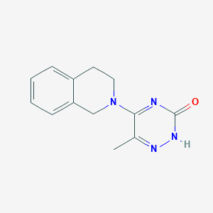 5-(3,4-dihydro-2(1H)-isoquinolinyl)-6-methyl-1,2,4-triazin-3(2H)-one