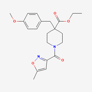 ethyl 4-(4-methoxybenzyl)-1-[(5-methyl-3-isoxazolyl)carbonyl]-4-piperidinecarboxylate