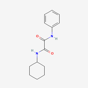 molecular formula C14H18N2O2 B5041154 N-cyclohexyl-N'-phenylethanediamide 