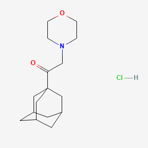 1-(1-Adamantyl)-2-morpholin-4-ylethanone;hydrochloride