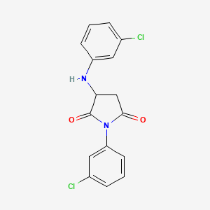 1-(3-chlorophenyl)-3-[(3-chlorophenyl)amino]-2,5-pyrrolidinedione