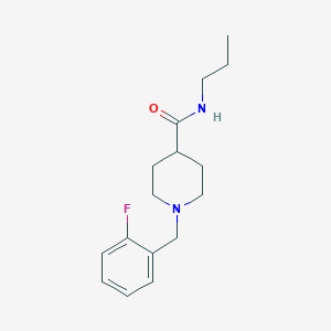 1-(2-fluorobenzyl)-N-propyl-4-piperidinecarboxamide